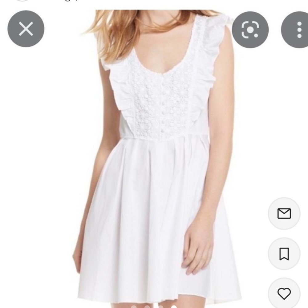 Free people cotton white dress